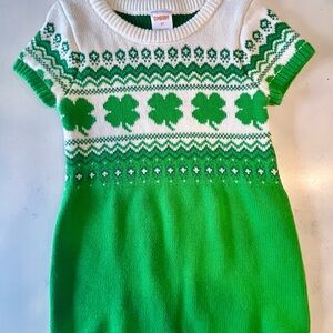 Gymboree Green and White Kids Casual Dress